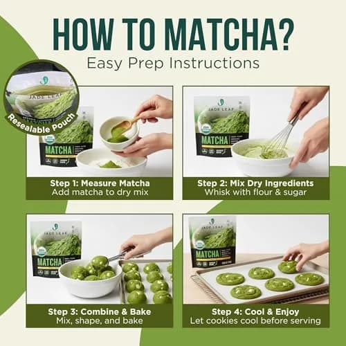 Jade Leaf Matcha Powder 30g | Organic Culinary Grade for Smooth, Rich Flavor thumbnail 3