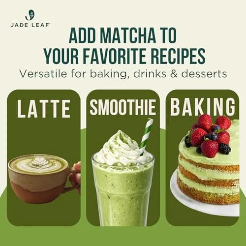 Jade Leaf Matcha Powder, Organic Culinary Grade, 100g (3.53oz) | Japanese Organic Matcha for Smoothies & Baking thumbnail 6