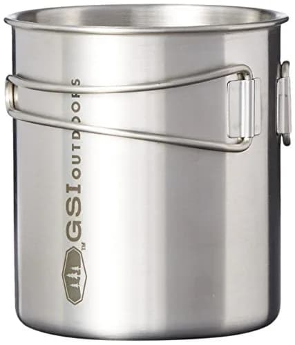 GSI Outdoors Glacier Stainless Bottle Cup, Large, 24 fl oz | 2-in-1 Camp Cup & Pot for Outdoor Cooking thumbnail 4