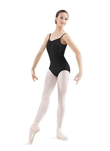 Mirella Women's Princess Seam Camisole Leotard Petite Black | Classic Dance Fit thumbnail 1