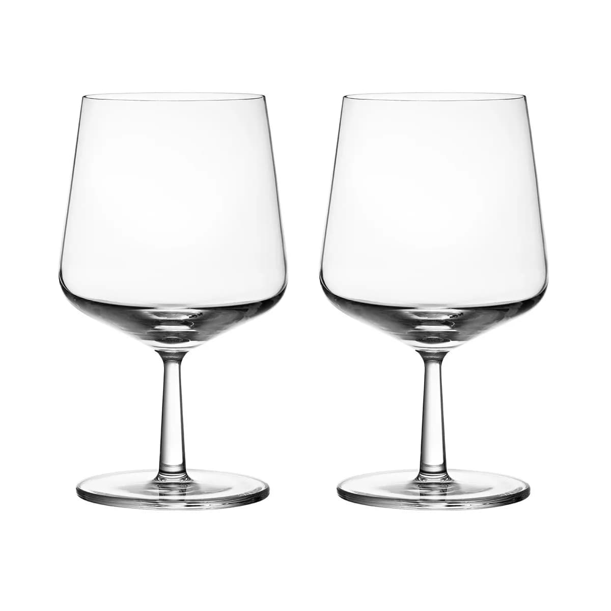 Iittala Essence Beer Glass Set of Two (16oz) | Scandinavian Design & Reusable
