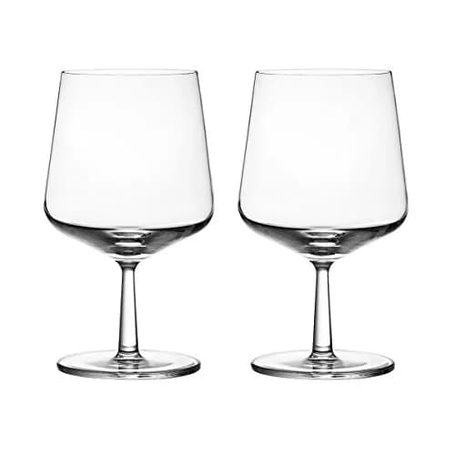 Iittala Essence Beer Glass Set of Two (16oz) | Scandinavian Design & Reusable thumbnail 1