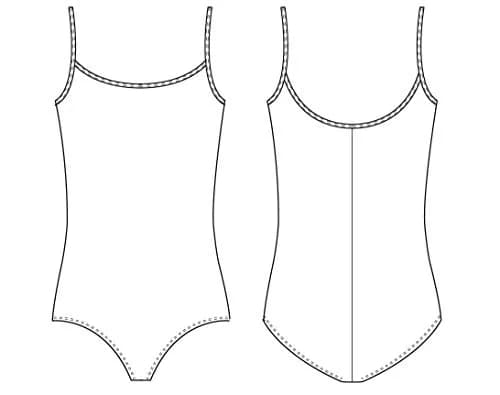 Bloch Parem Microlux Camisole Leotard 12 | Fitted Nylon Spandex Dancewear for Girls thumbnail 2