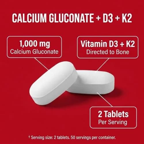 Olympian Labs Calcium Plus Magnesium 100 Tablets | Supports Strong Bones & Teeth thumbnail 6