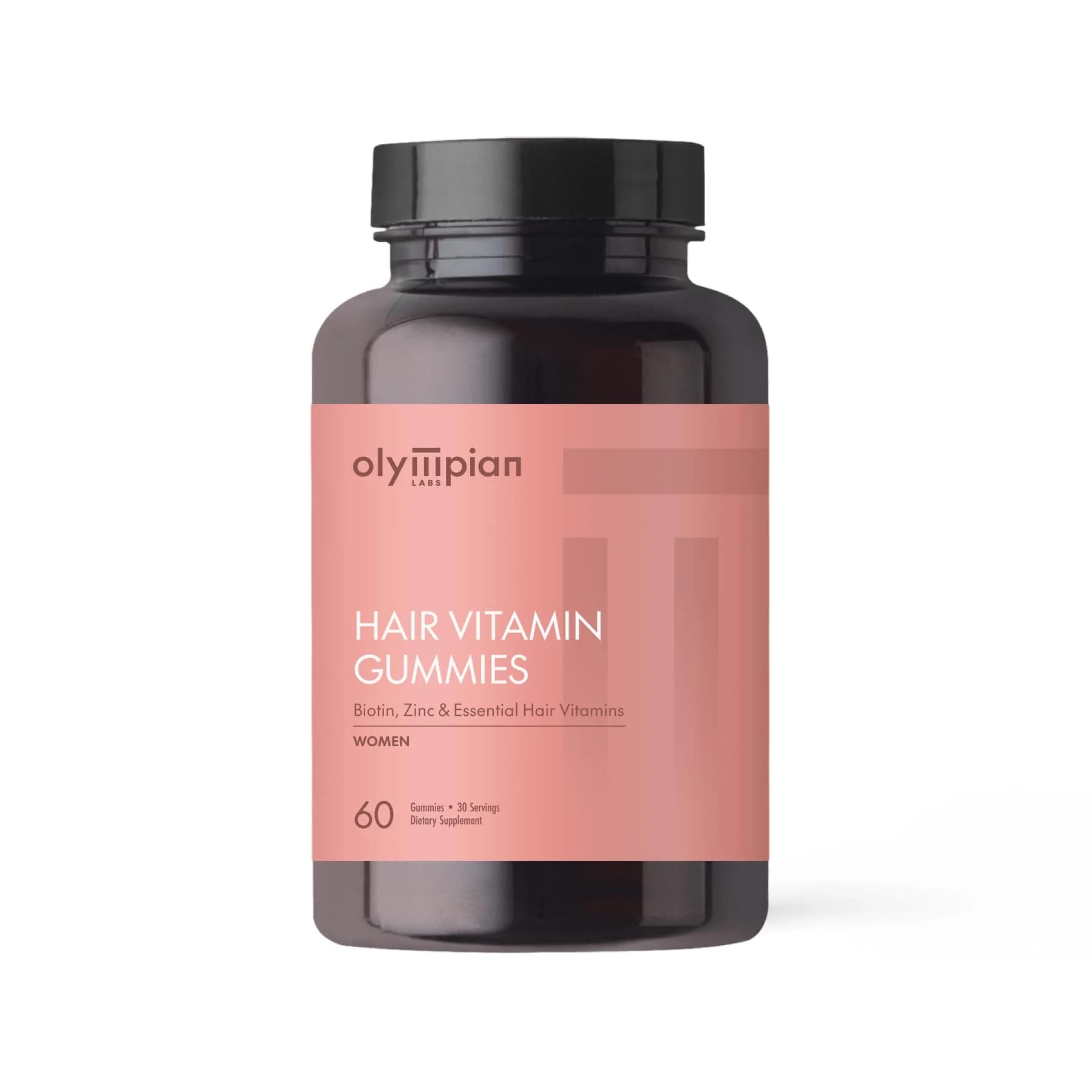 Olympian Labs Hair Vitamin Gummies 60 Count | Rich in Vitamins & Minerals for Hair Growth & Strength