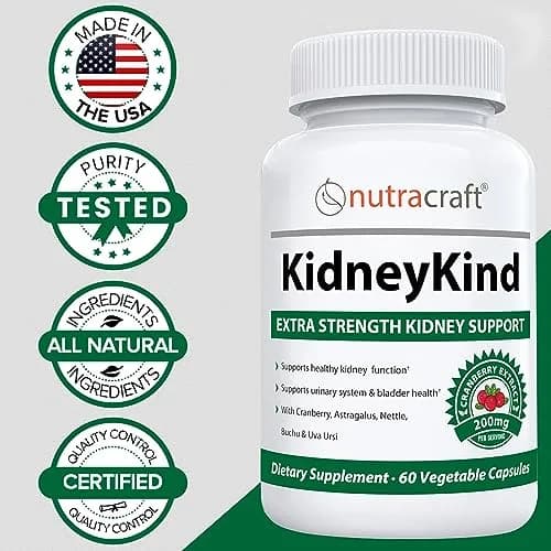 Nutracraft KidneyKind Berry Herbal Supplement 60 Count (1.7 oz) | Supports Kidney Health with Natural Ingredients thumbnail 4