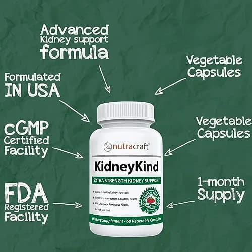 Nutracraft KidneyKind Berry Herbal Supplement 60 Count (1.7 oz) | Supports Kidney Health with Natural Ingredients thumbnail 5