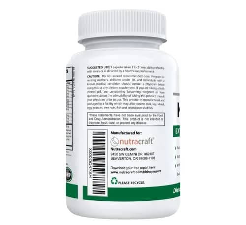 Nutracraft KidneyKind Berry Herbal Supplement 60 Count (1.7 oz) | Supports Kidney Health with Natural Ingredients thumbnail 3