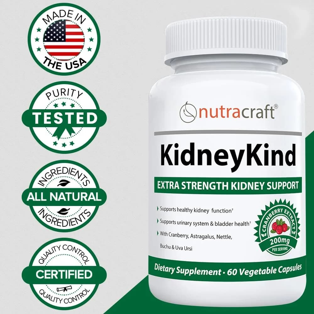 Nutracraft KidneyKind Berry Herbal Supplement 60 Count (1.7 oz) | Supports Kidney Health with Natural Ingredients - view 4