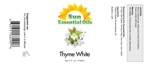 Sun Essential Oils Thyme Essential Oil 4 Fl Oz | Invigorating Aromatherapy & DIY Use thumbnail 2