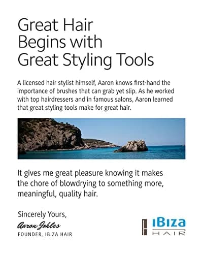 Ibiza Hair - Round Boar Bristle Brush (H6-80mm) | Natural Shine & Frizz Control thumbnail 6