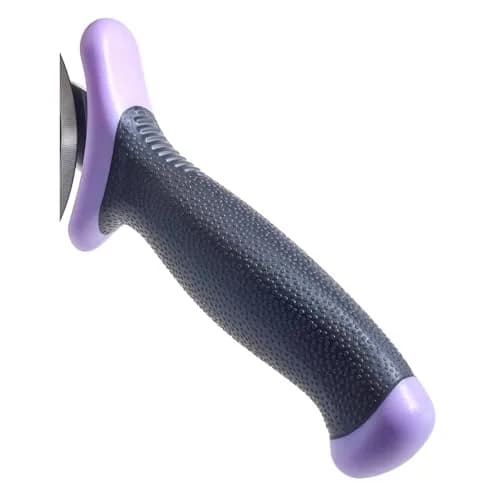 Mercer Culinary Millennia Pizza Cutter with Purple Handle, 4 Inch Wheel, Stainless Steel | High-Performance Japanese Steel Blade thumbnail 5