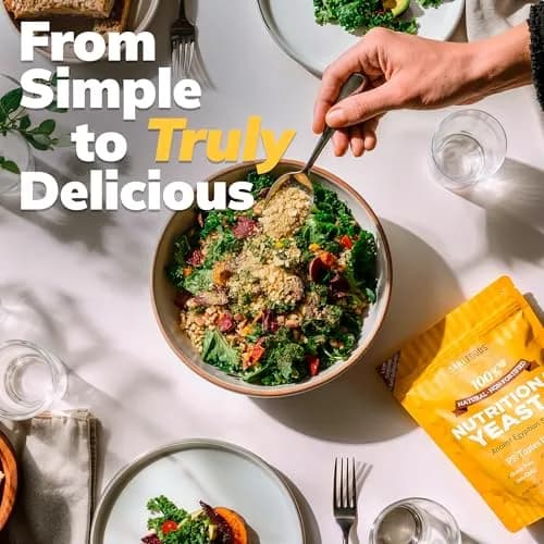 Sari Foods Co Gluten Free Nutritional Yeast Flakes 8oz (227g) | Vegan Protein & B Vitamins Superfood thumbnail 4