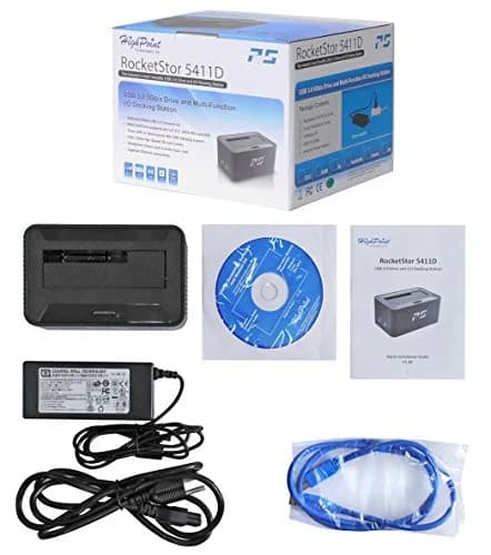 HighPoint RocketStor 5411D – USB 3.0 Drive Dock + 7 Ports | Versatile USB & SATA Connectivity thumbnail 6