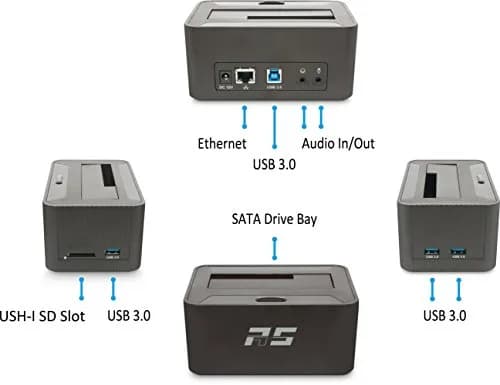 HighPoint RocketStor 5411D – USB 3.0 Drive Dock + 7 Ports | Versatile USB & SATA Connectivity thumbnail 3