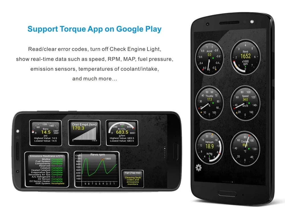 Panlong Bluetooth OBD2 Scanner for Android | Turns Your Phone into a Diagnostic Tool - view 3