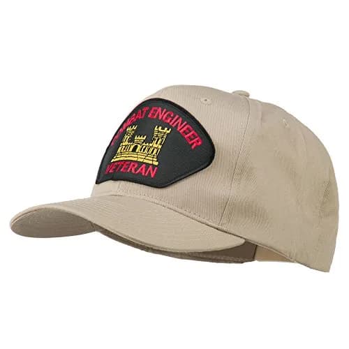 e4Hats.com Combat Engineer Veteran Military Patch Cap | Adjustable Cotton Baseball Hat for Men & Women thumbnail 2
