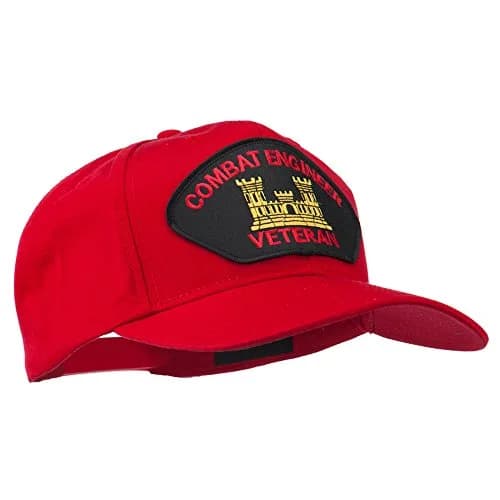 e4Hats.com Combat Engineer Veteran Military Patch Cap | Adjustable Cotton Baseball Hat for Men & Women thumbnail 5