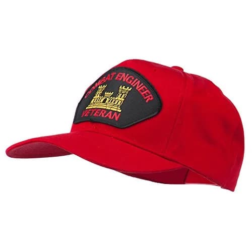 e4Hats.com Combat Engineer Veteran Military Patch Cap | Adjustable Cotton Baseball Hat for Men & Women thumbnail 2
