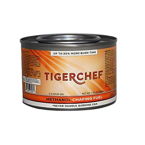 Tiger Chef Gel Fuel 7 oz Can | Odorless, Spill-Free, 2.5 Hour Burn Time thumbnail 2
