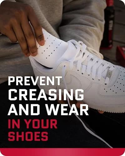 Forcefield Shoe Crease Preventer - Foam Toe Box Protector for Shoes & Boots, Small, Fits Kids 4-7 & Women 5-10 | Prevents Creasing & Wear thumbnail 2