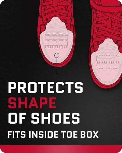 Forcefield Shoe Crease Preventer - Foam Toe Box Protector for Shoes & Boots, Small, Fits Kids 4-7 & Women 5-10 | Prevents Creasing & Wear thumbnail 3