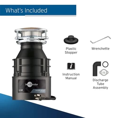 InSinkErator Badger 5 Garbage Disposal 1/2 HP Continuous Feed | 1.89 kg (4.17 lb) Motor Assembly thumbnail 9