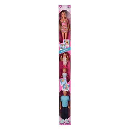 Simba Steffi Love Family Box of 4 Dolls | Realistic Family Unit with Movable Joints, 3 Doll Sizes (4.72-11.82 inches) thumbnail 2