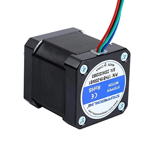 STEPPERONLINE Nema 17 Stepper Motor Bipolar 2A 59Ncm (2.27kg / 5lb) 48mm Body 4-Lead thumbnail 4