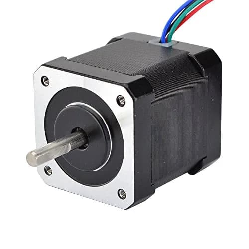 STEPPERONLINE Nema 17 Stepper Motor Bipolar 2A 59Ncm (2.27kg / 5lb) 48mm Body 4-Lead thumbnail 1