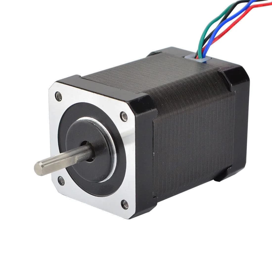 STEPPERONLINE High Torque Nema 17 Bipolar Stepper Motor 92oz.in/65Ncm 2.1A | 1.8° Step Angle, 500g - main product image