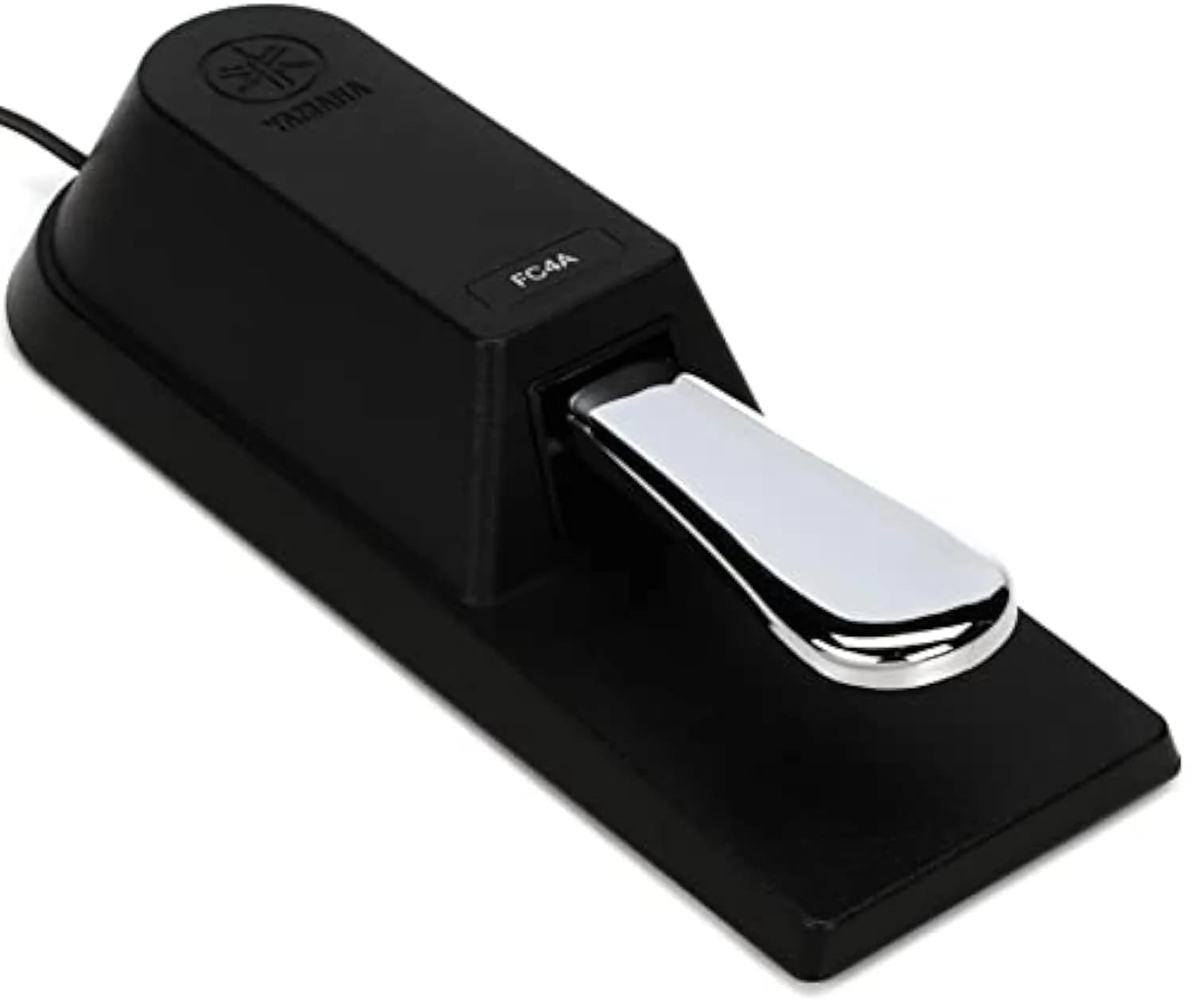 Yamaha FC4A Assignable Piano Sustain Foot Pedal with 1/4" Plug | Grips Floor, Reduces Noise — Black