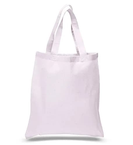 TBF Reusable Cotton Tote Bags (12 Pack) 15"W x 16"H | Eco-Friendly, Durable & Customizable thumbnail 1