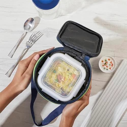 Borosil Klip N Store Microwavable Containers 320ml Set of 3 | Leakproof Food Storage for India thumbnail 8