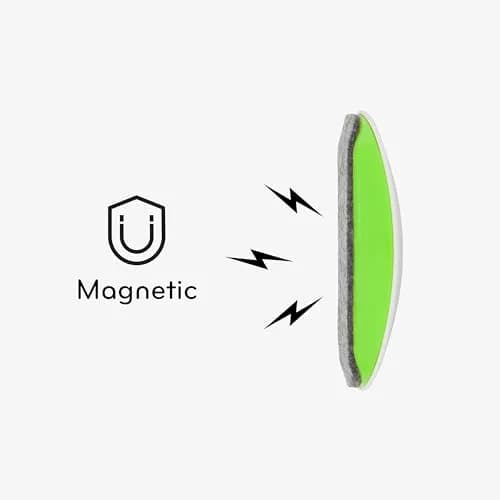 U Brands Magnetic Whiteboard Eraser, 4.5" x 2.25" x 1" | Effortless Dry Erase Felt Eraser for Clean Boards thumbnail 4