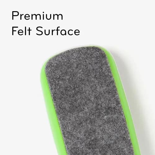 U Brands Magnetic Whiteboard Eraser, 4.5" x 2.25" x 1" | Effortless Dry Erase Felt Eraser for Clean Boards thumbnail 3