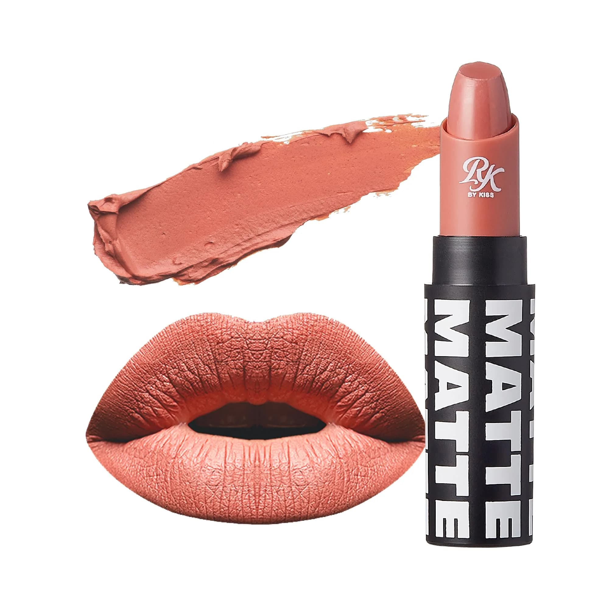 Ruby Kisses Matte Lipstick Nude Rose 3ml (0.12 oz) | Long-Lasting Color - main product image