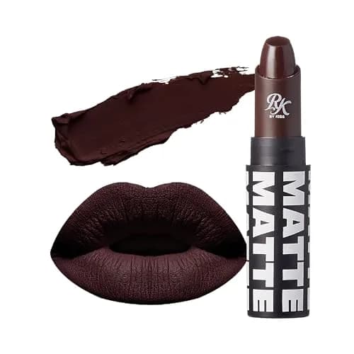 Ruby Kisses Ultra Matte Lipstick Dark Plum Scene 3.5g | Long Lasting Matte Finish thumbnail 1