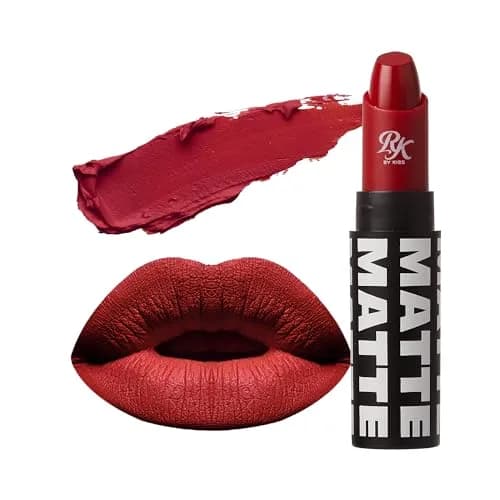 Ruby Kisses Matte Lipstick Kiss Red 3.5g (0.12oz) | Long-Lasting Full Coverage thumbnail 1