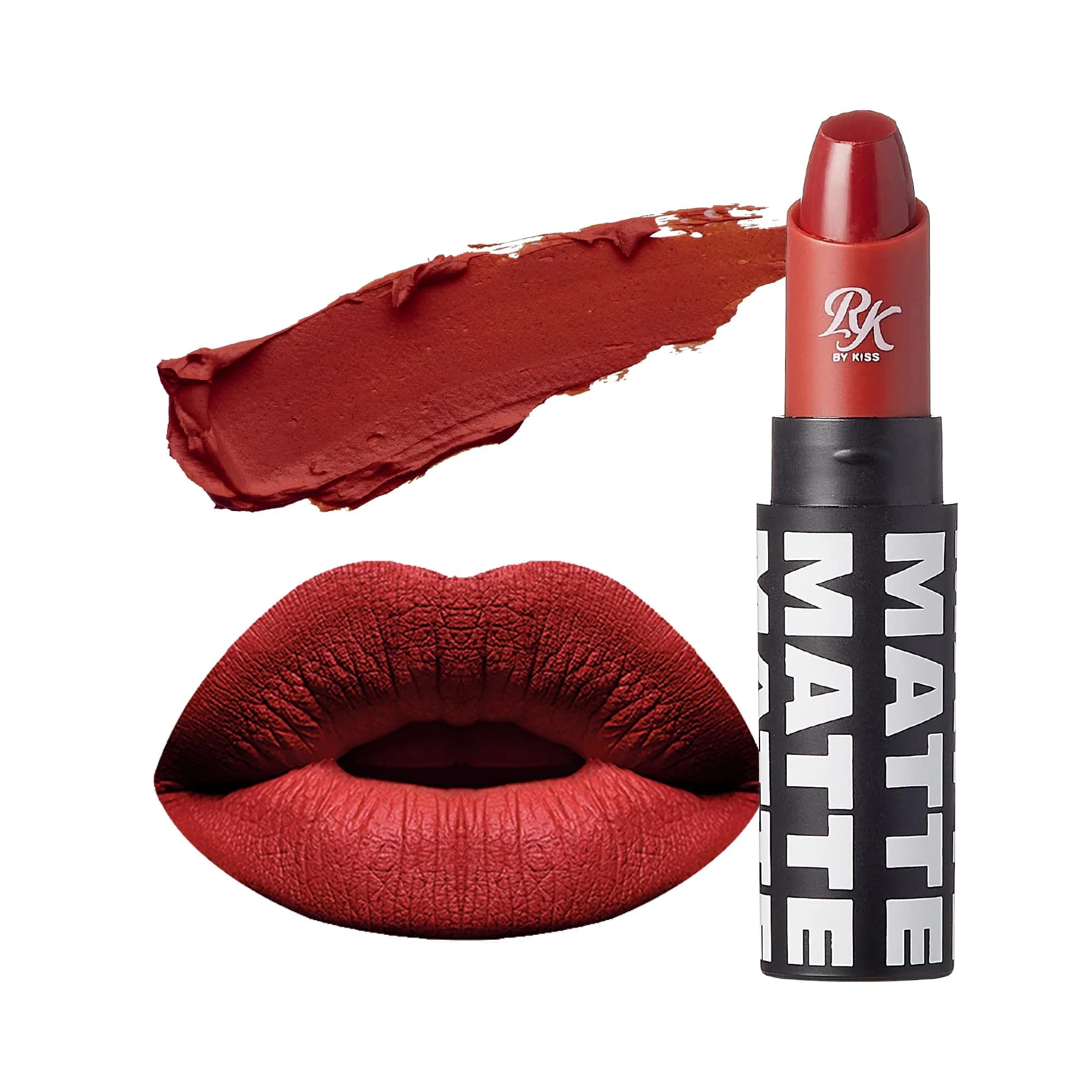 Ruby Kisses Ultra Matte Lipstick 3.5g (0.12oz) Vampire Red | Long-Lasting Full Coverage — Vampire Red