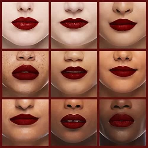 Ruby Kisses Ultra Matte Lipstick 3.5g (0.12oz) Vampire Red | Long-Lasting Full Coverage thumbnail 4