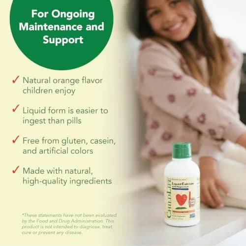 ChildLife Essentials Liquid Calcium Supplement for Kids, 16 fl Oz (4 Pack) | Supports Healthy Teeth & Bones in Children thumbnail 6