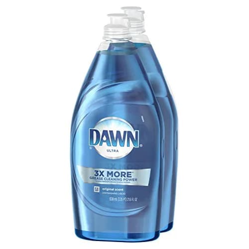 Dawn Ultra Dishwashing Liquid Dish Soap Original Scent, Two 21.6 oz Bottles (43.2 fl oz total) | Grease-Cleaning Power - view 4