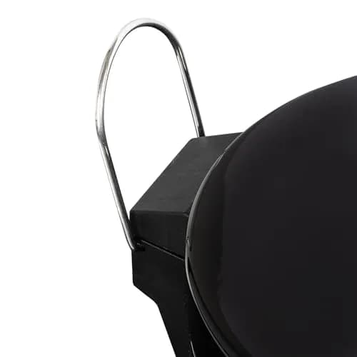Honey-Can-Do Black Trash Can 12L | Hands-Free Step Pedal, Removable Inner Bucket thumbnail 4