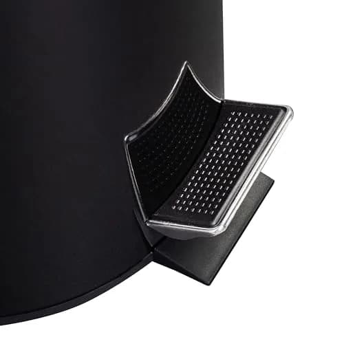 Honey-Can-Do Black Trash Can 12L | Hands-Free Step Pedal, Removable Inner Bucket thumbnail 5