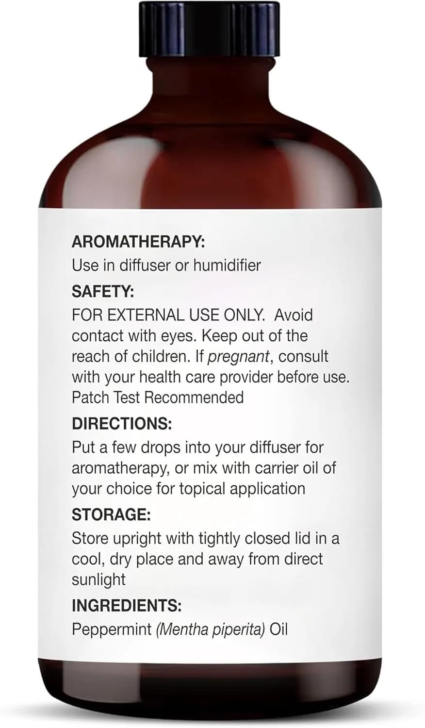 Majestic Pure Peppermint Essential Oil 4 Fl Oz (118ml) | 100% Pure, Natural, Premium Grade - view 7
