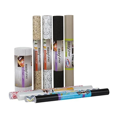 Duck Smooth Top EasyLiner, 12-inch x 10 Feet, Grey Damask | Non-Adhesive, Easy to Clean & Style (70-120 chars) thumbnail 8