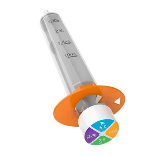 EZY DOSE Kids Baby Oral Syringe & Dispenser 10 mL (0.34 Fl Oz) | Color Coded BPA Free Medicine Feeder thumbnail 1