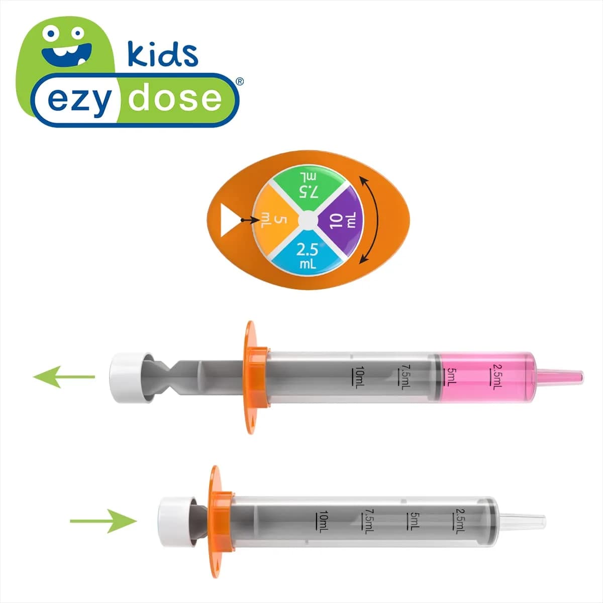 EZY DOSE True Easy Baby Oral Syringe & Dispenser - 10 mL (2 TSP) for Liquid Medicine - view 4