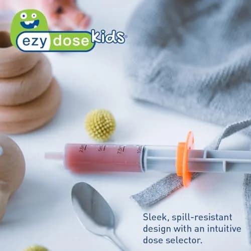 EZY DOSE Kids Baby Oral Syringe & Dispenser 10 mL (0.34 Fl Oz) | Color Coded BPA Free Medicine Feeder thumbnail 5